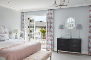 Bedroom with ensuite balcony